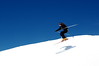 Skiing and Snowboarding in Alpe D'Huez jump